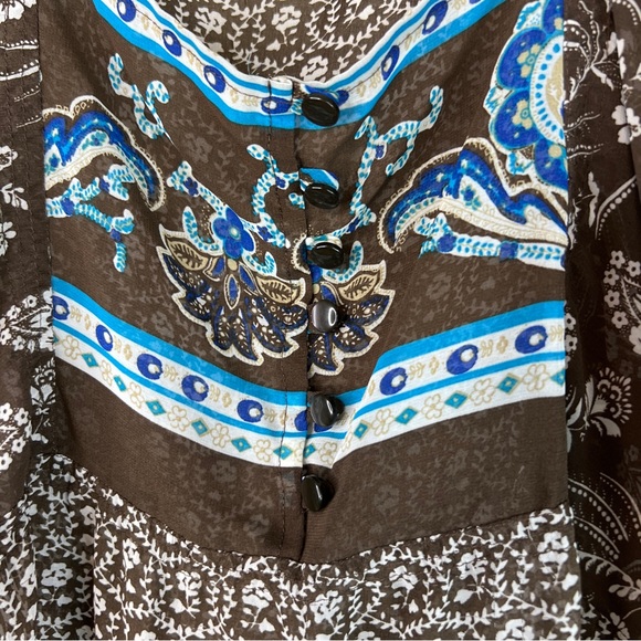 Lane Bryant 26/28 Sheer Floral Top/Coverup Short Cap Sleeves 1/3 Front B… - Picture 5 of 11